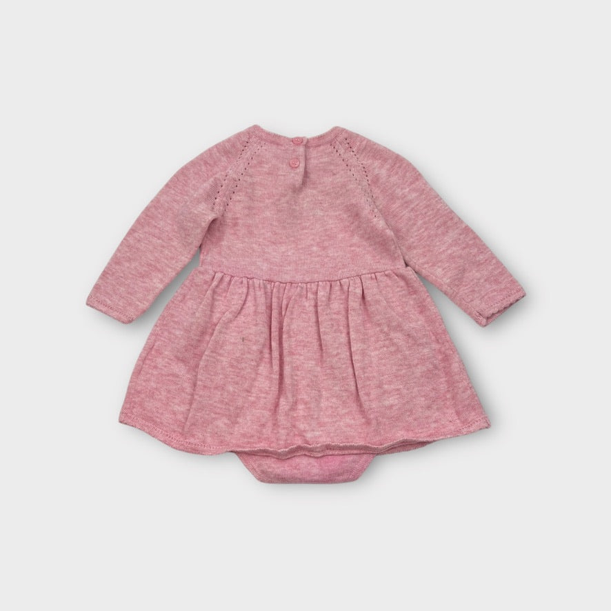 Purebaby Knit Bluebird Dress, Size 00