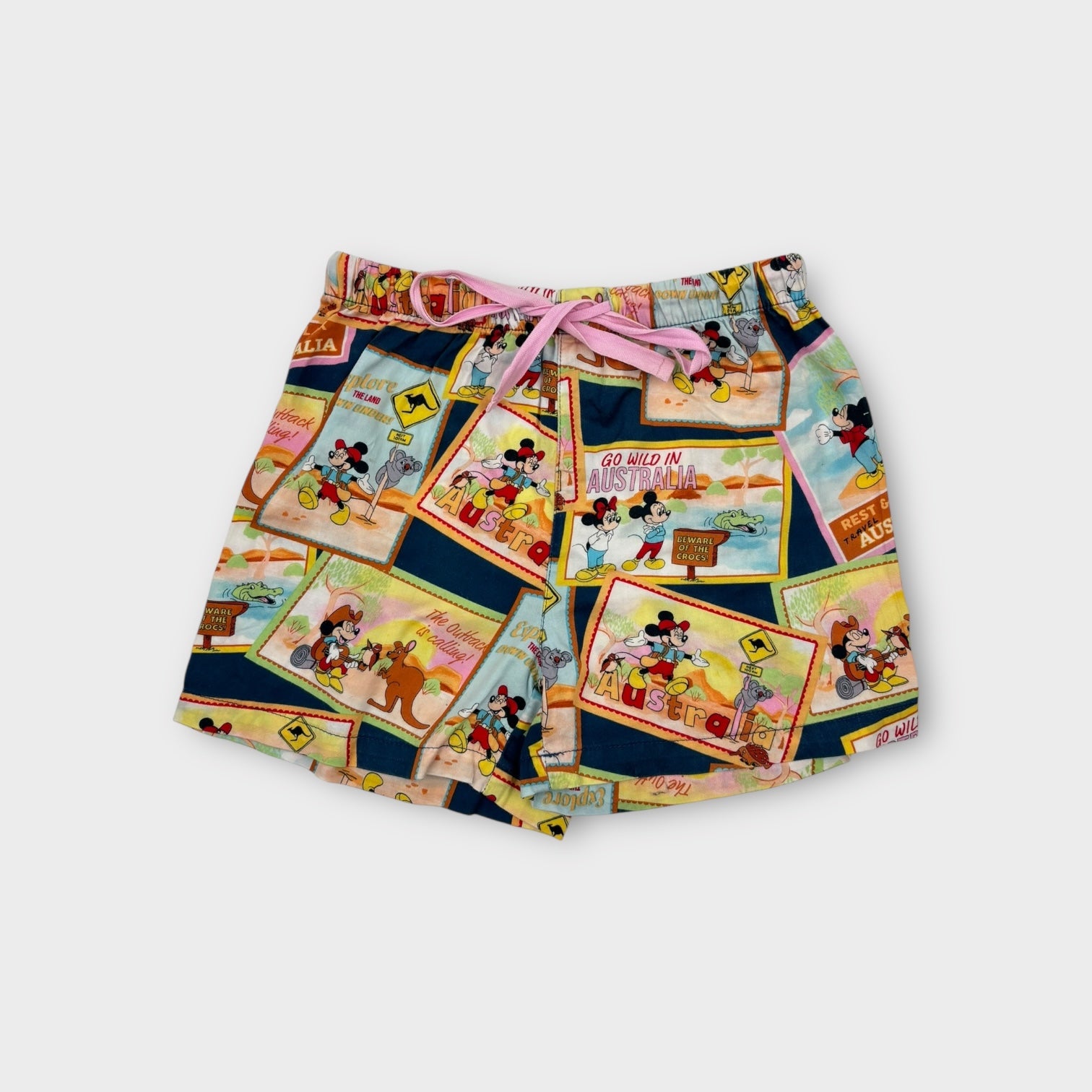 Peter Alexander Mickey in Australia Pyjama Shorts, Size 6