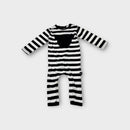 Huxbaby Stripe Bear Onesie, Size 1