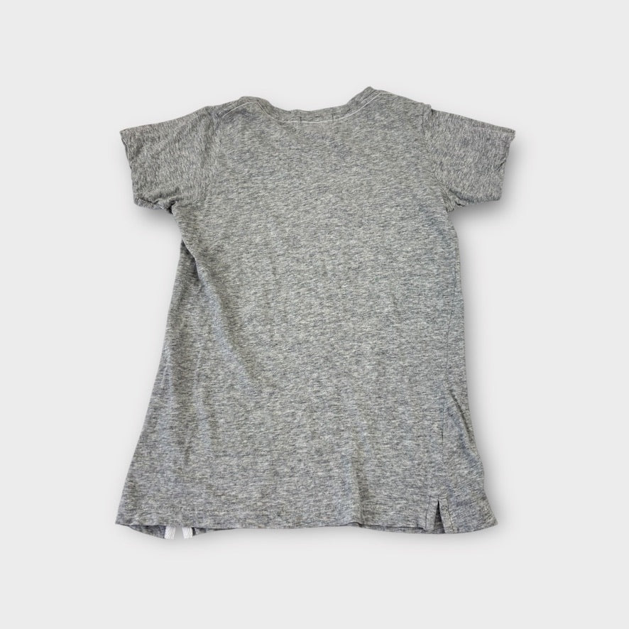 Bassike Mini Grey Tee, Size 6