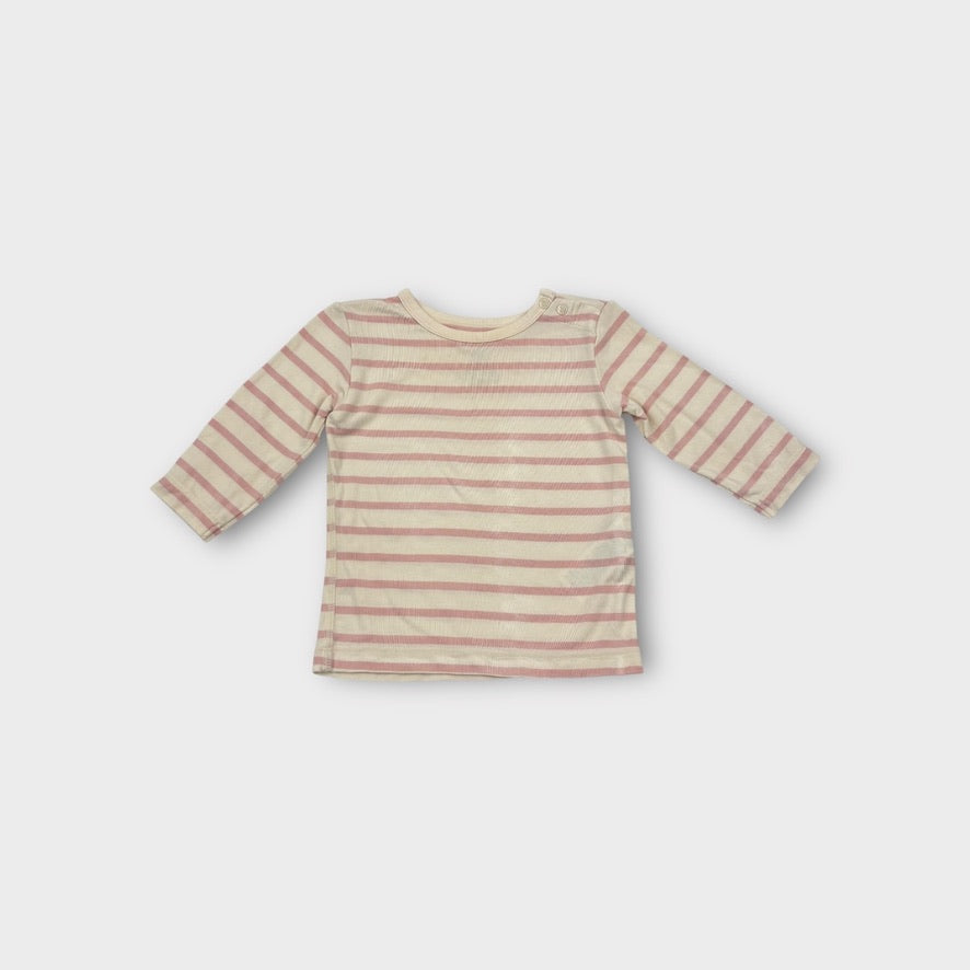 Boody Baby Stripe Long Sleeve Top, Size 00