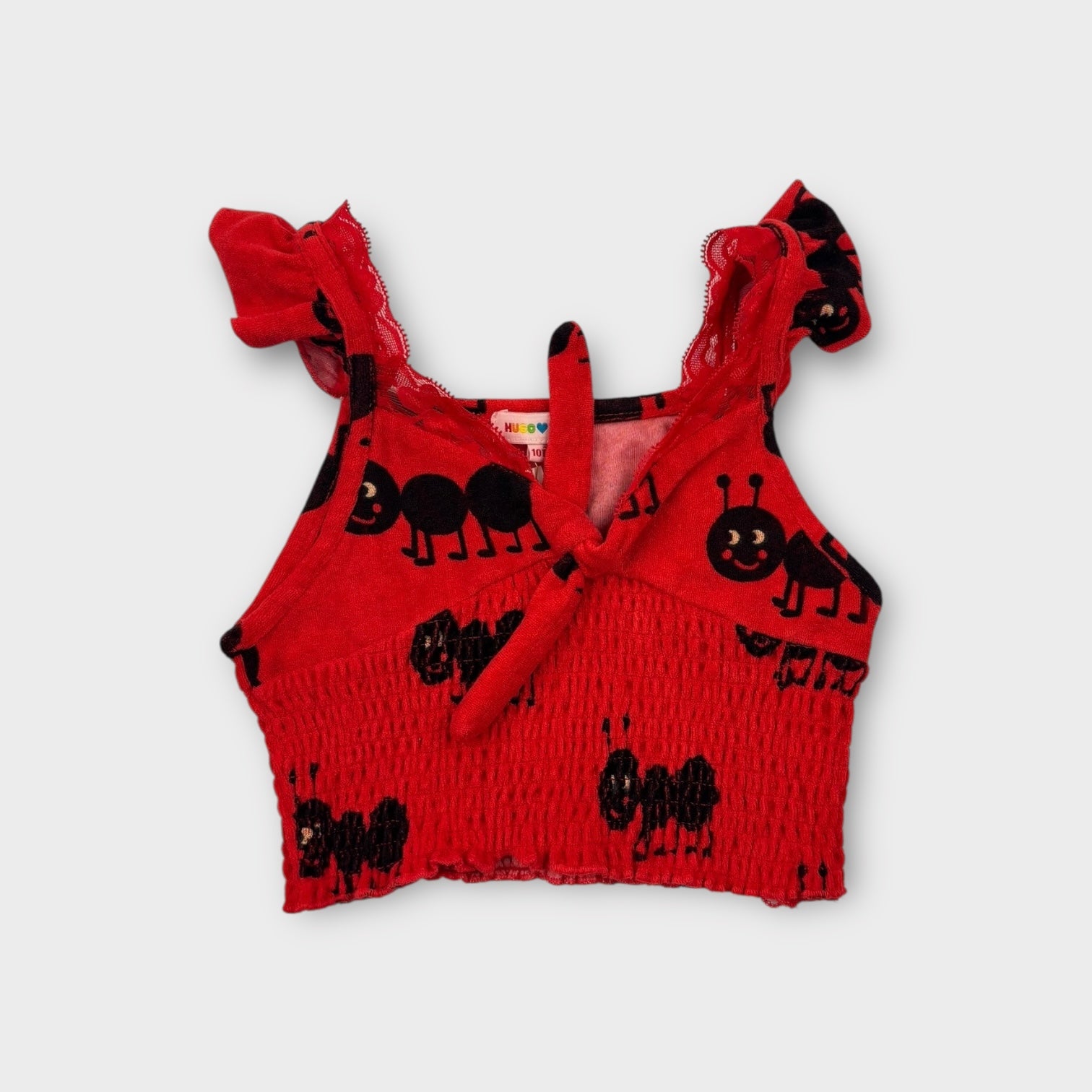 Hugo Loves Tiki Ants Terry Top, Size 10