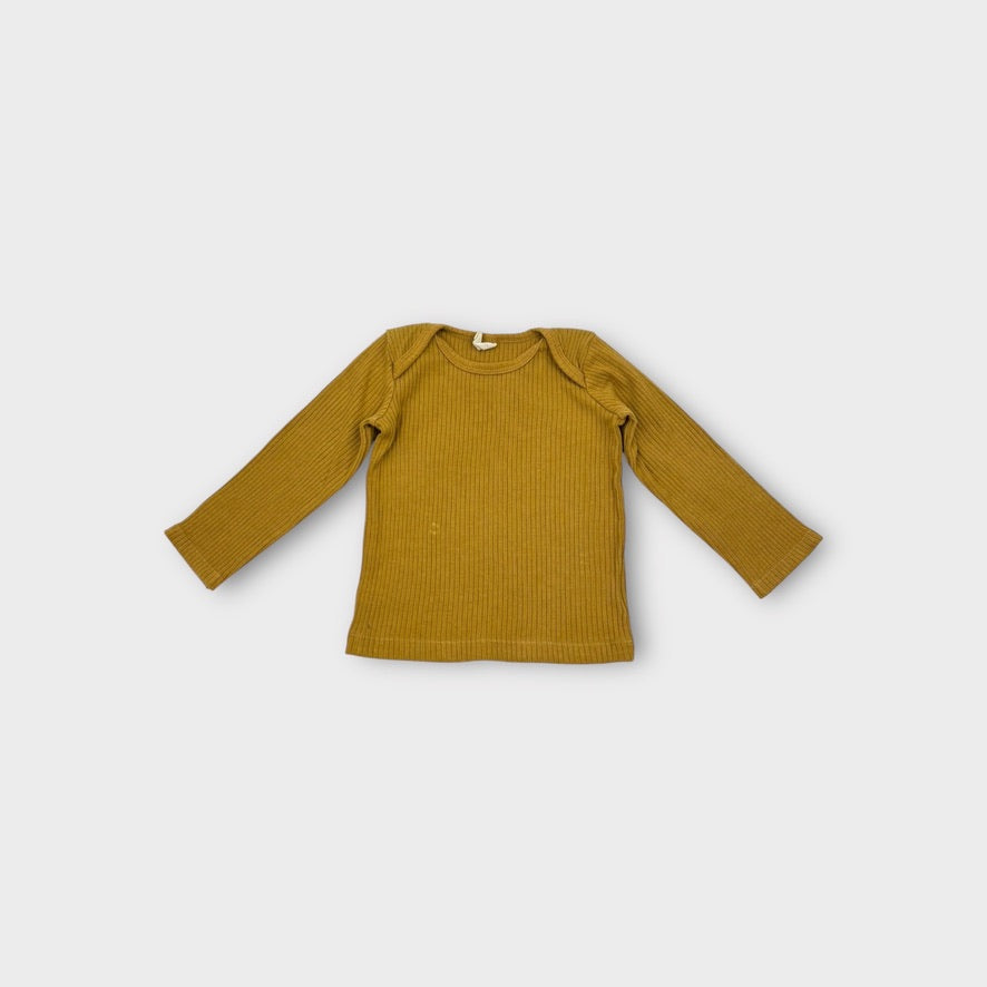Quincy Mae Ribbed Top, Size 1