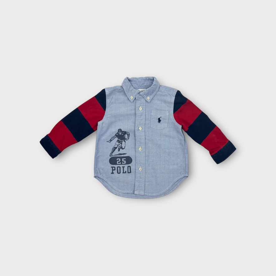 Ralph Lauren Blue Stripe Shirt, Size 1