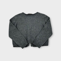 Jacadi Charcoal Knit Cardigan, Size 2