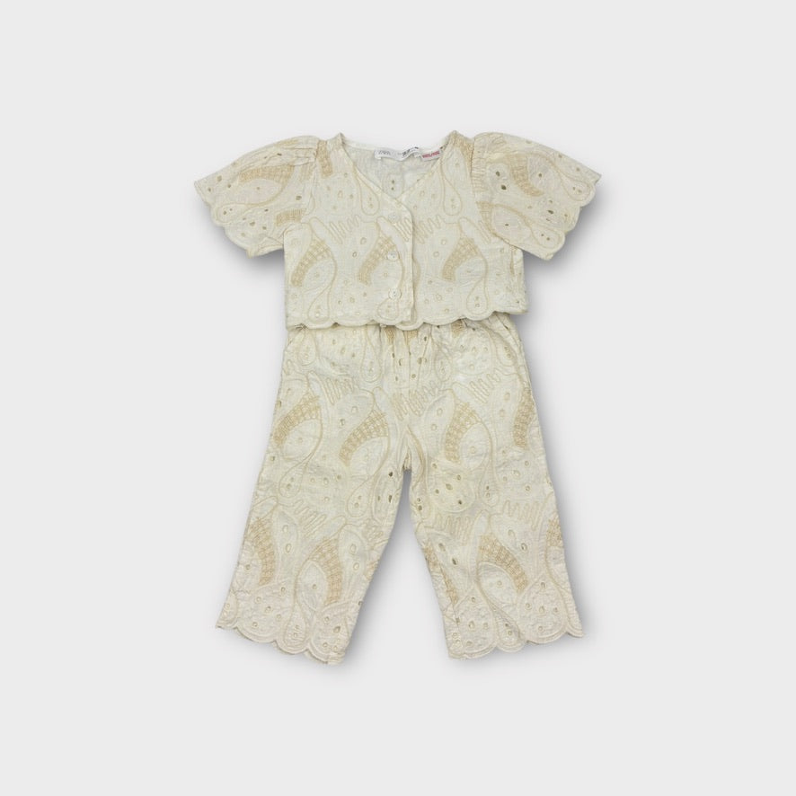 Zara Broderie Set, Size 1