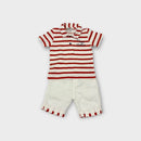 Gaultier Bebe Stripe Nautical Set, Size 1