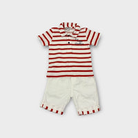 Gaultier Bebe Stripe Nautical Set, Size 1