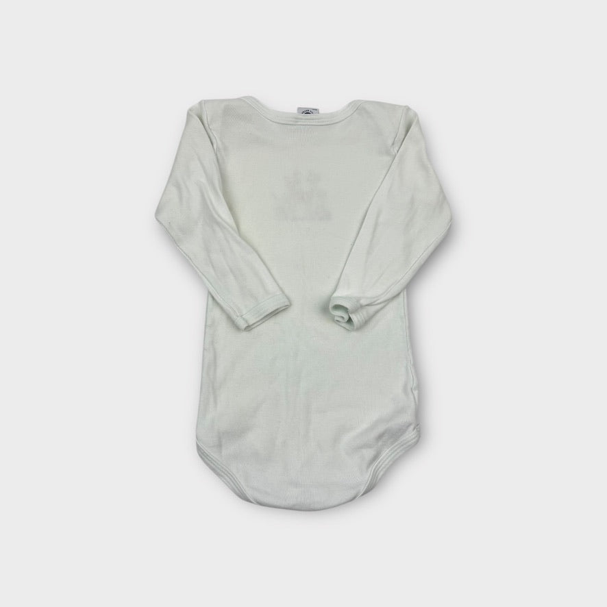 Petit Bateau Long Sleeve Bodysuit Bundle, Size 1
