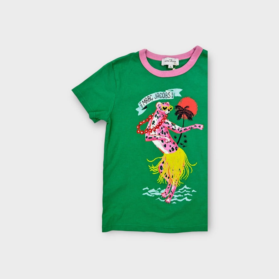 Little Marc Jacobs Cheetah Tee, Size 6
