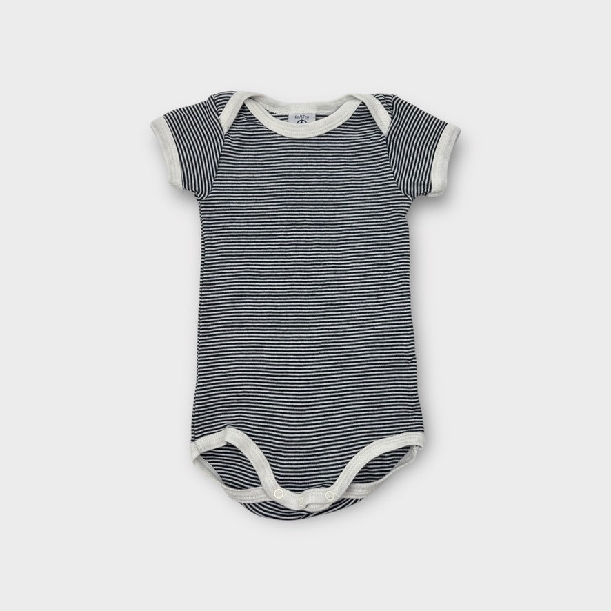 Petit Bateau Stripe Bodysuit, Size 00