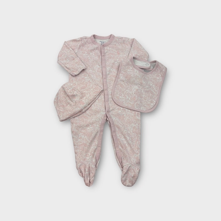 Ralph Lauren Pink Baby Set, Size 0