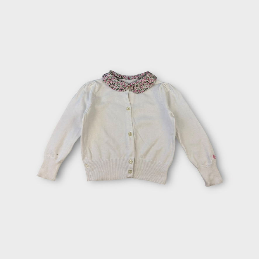 Ralph Lauren Floral Collar Cardigan, Size 18M