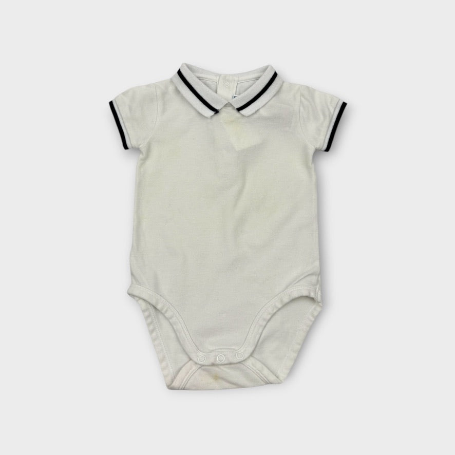Jacadi Polo Bodysuit, Size 0