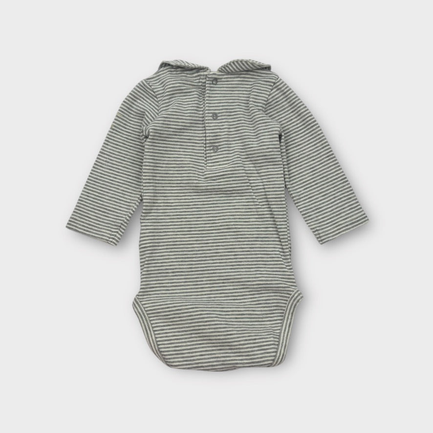 Gray Label Stripe Bodysuit, Size 00