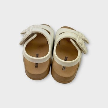 Mini Melissa White Sandal, Size EU 21