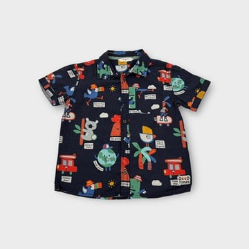 Jack & Milly Printed Shirt, Size 3
