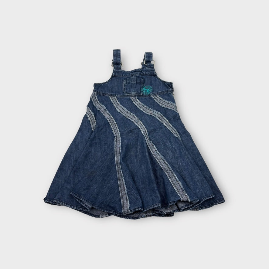 Kenzo Denim Pinafore Dress, Size 4