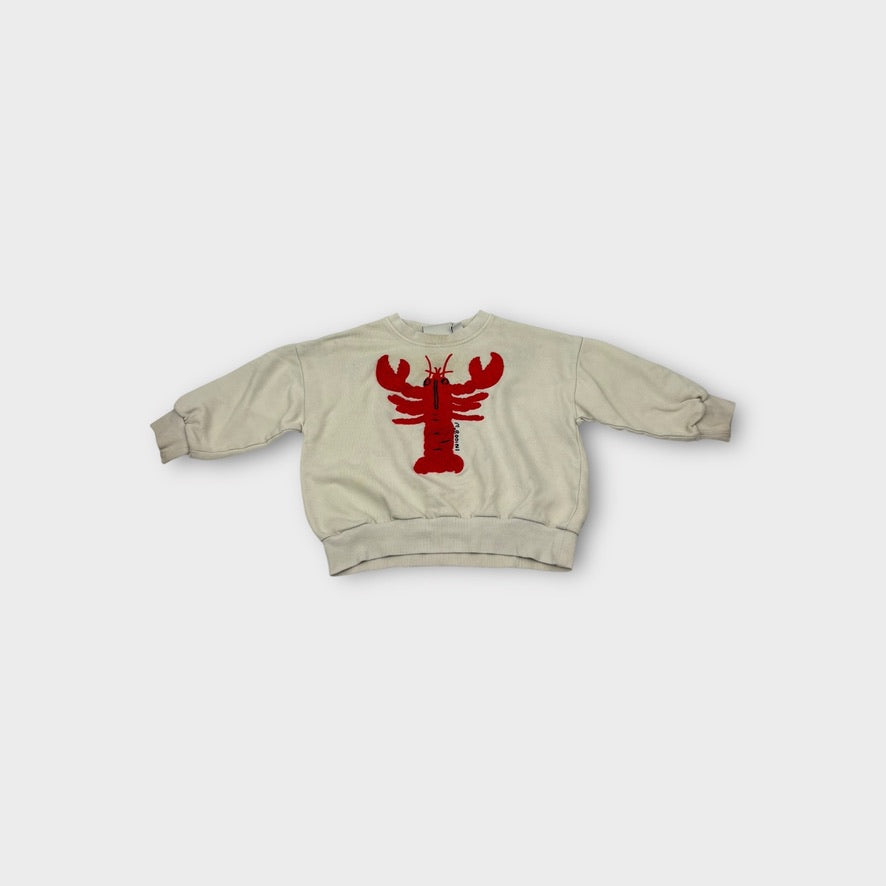 Mini Rodini Lobster Jumper, Size 2