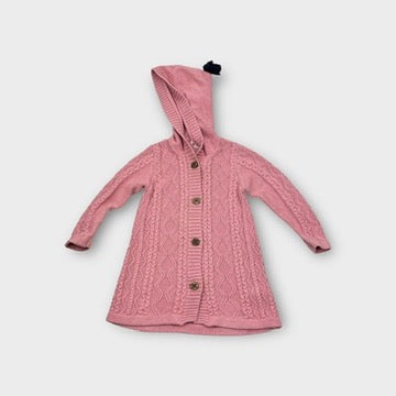 Purebaby Cable Knit Cardigan, Size 2
