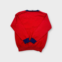 Il Gufo Red Knitted Cardigan, Size 4