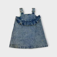 Goldie + Ace Denim Pinafore Dress, Size 1