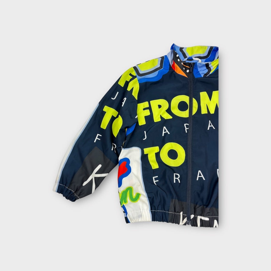 Kenzo Logo Windbreaker, Size 6