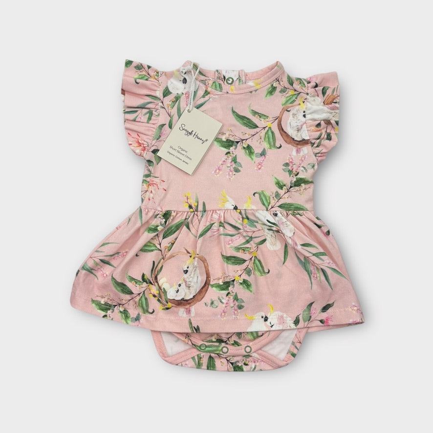 Snuggle Hunny Cockatoo Bodysuit, Size 00