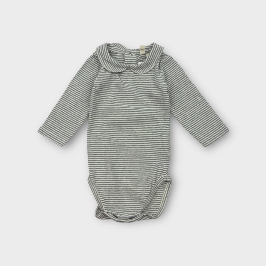 Gray Label Stripe Bodysuit, Size 00