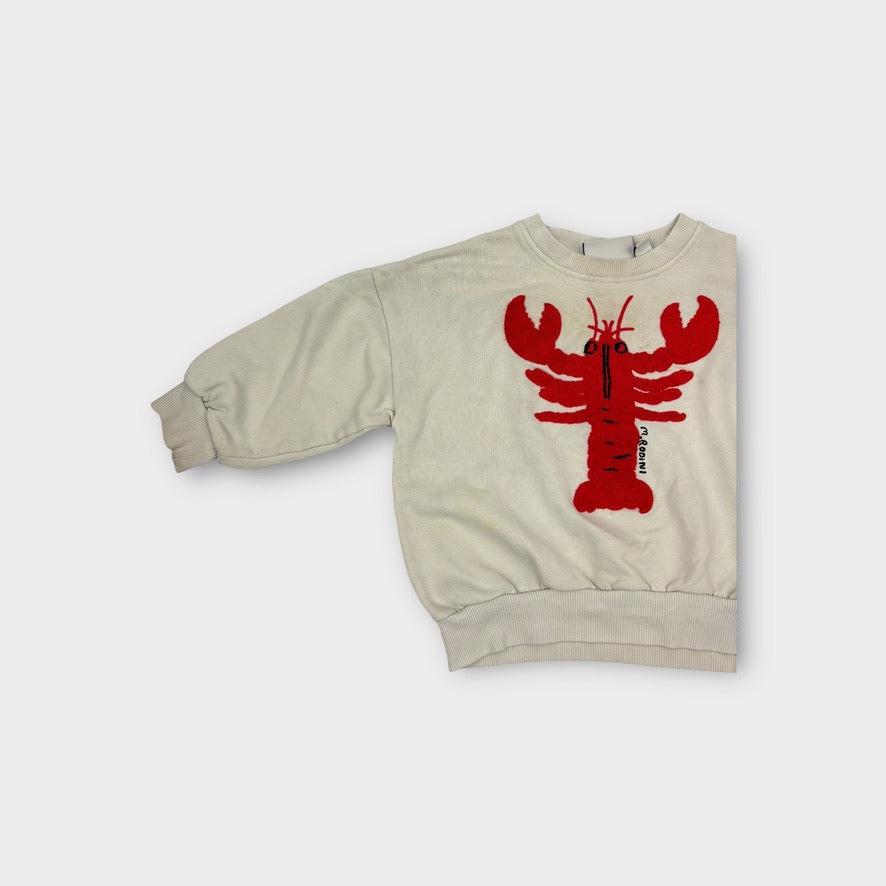 Mini Rodini Lobster Jumper, Size 2