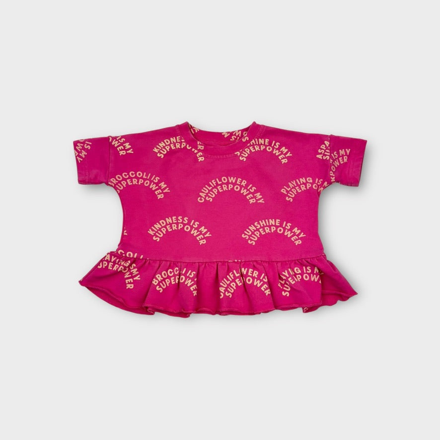 Olive and the Captain Ruffle Tee, Size 2