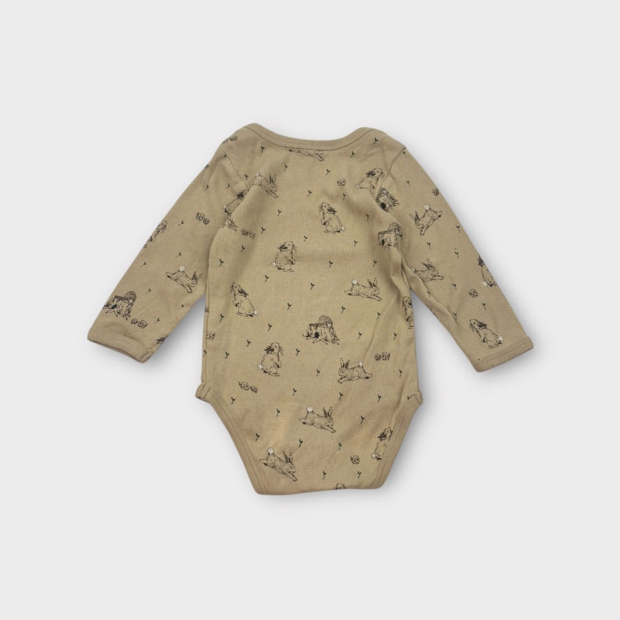 Nature Baby Bunny Bodysuit, Size 00