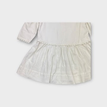 Aubrie Long Sleeve White Dress, Size 2