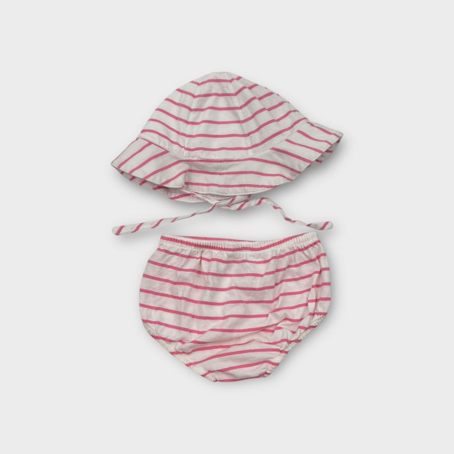 Ralph Lauren Hat and Bloomer Set, Size 00