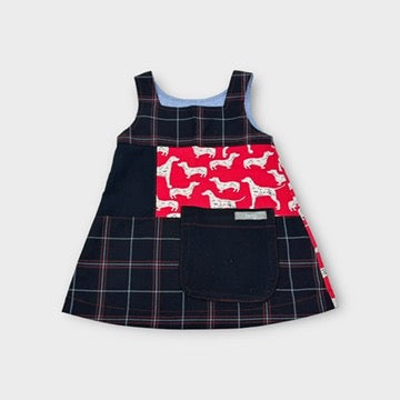 Handmade Pinafore Dress, Size 3