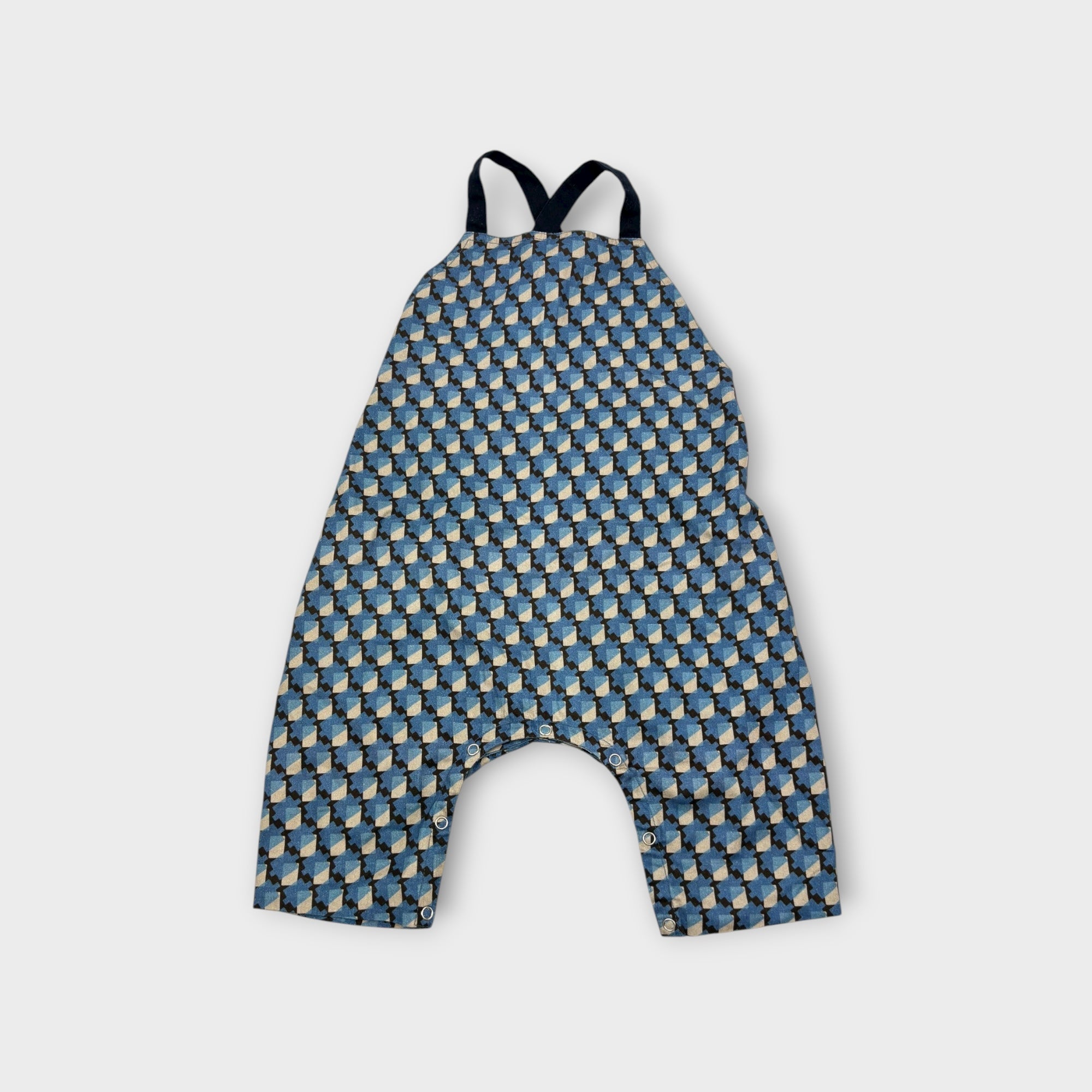 Caramel Pattern Romper, Size 0