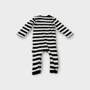 Huxbaby Stripe Bear Onesie, Size 1