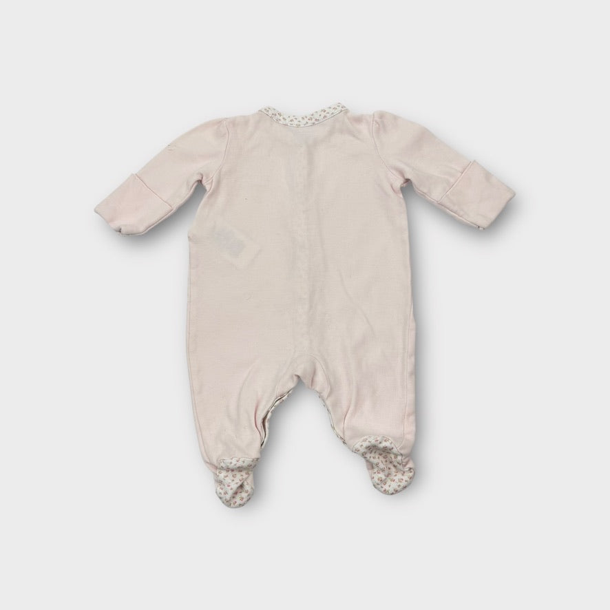Ralph Lauren Floral Trim Onesie, Size 0000