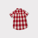 My Brother John Red Gingham Shirt, Size 5