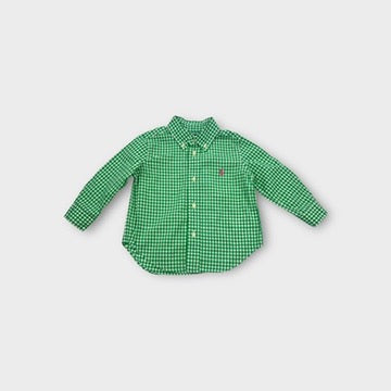 Ralph Lauren Green Check Shirt, Size 2