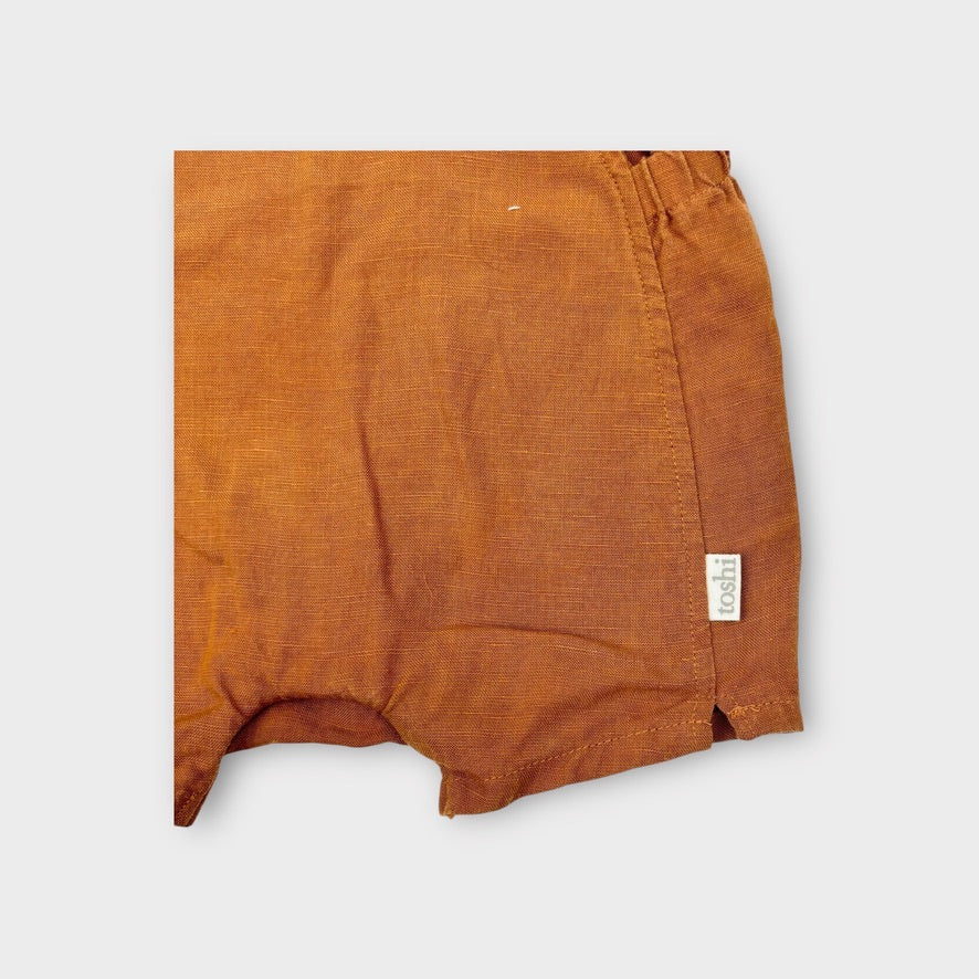 Toshi Linen Romper, Size 000