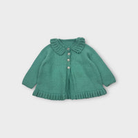 Handmade Ruffle Cardigan, Size 00