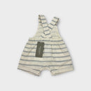 David Jones Linen Stripe Romper, Size NB