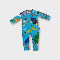 Kip and Co Australian Christmas Onesie, Size 00