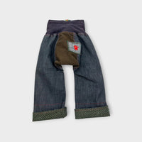 Oishi-M Patchwork Denim Pants, Size 1