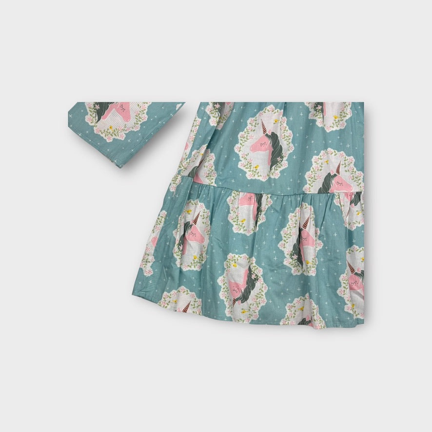 Oobi Unicorn Dress, Size 7