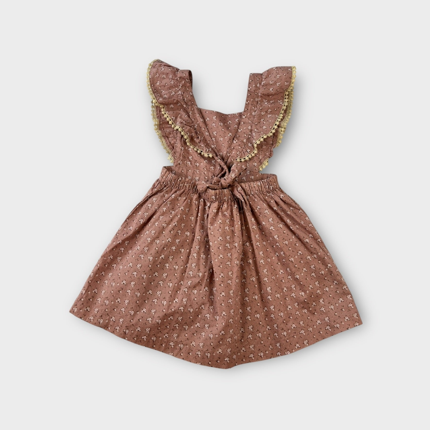 Jamie Kay Floral Pinafore Dress, Size 2