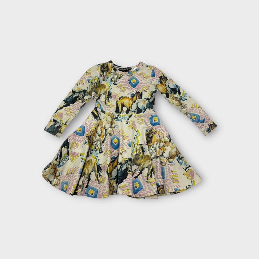Rock Your Kid Horses Dress, Size 2