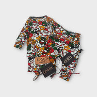 Kip & Co Christmas Bodysuit and Legging Set, Size 000