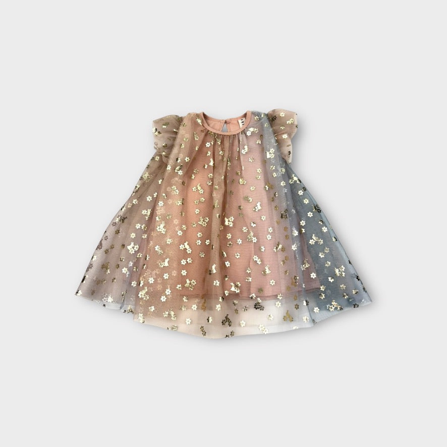 Hux Baby Rainbow Tulle Dress, Size 2